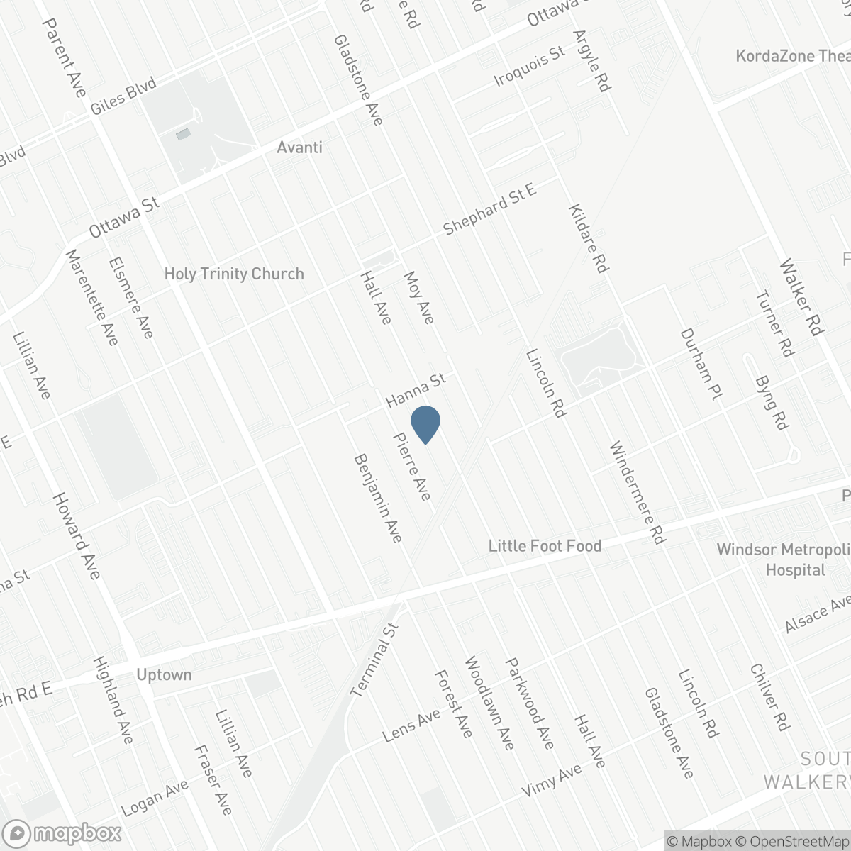 1641 HALL AVENUE, Windsor, Ontario N8X 4S2